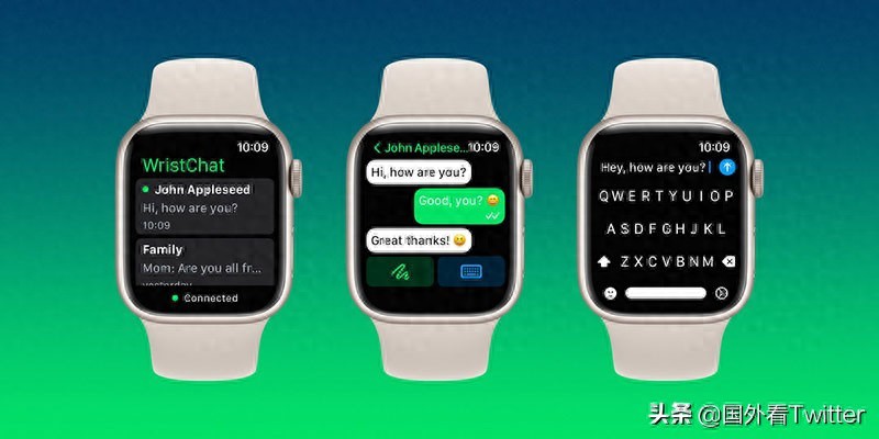 通过WristChat 应用Apple Watch将支持 WhatsApp