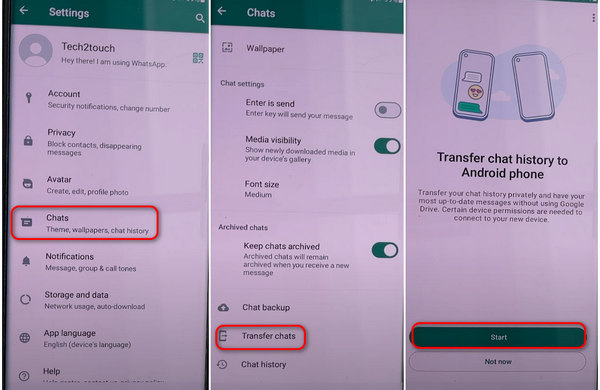 如何将 WhatsApp 消息转移到新手机