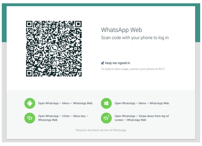 WhatsApp推出Chrome网页客户端，用的是和微信一样的“扫一扫”登录