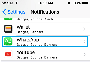 WhatsApp通知不适用于iPhone手机