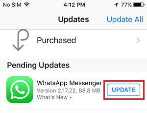 WhatsApp通知不适用于iPhone手机