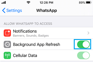 WhatsApp通知不适用于iPhone手机