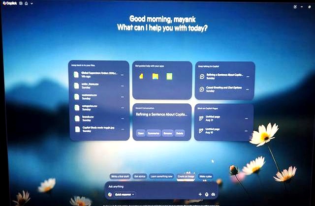 微软Win11版Copilot应用新增“主页”：新入口可分析文件