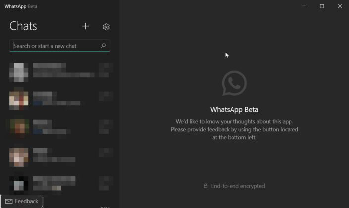 WhatsApp Win11/10 UWP 测试版新增支持纯净黑暗模式、表情符号工具