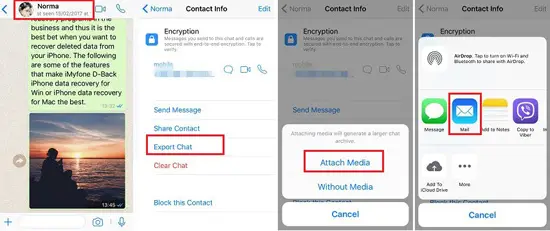 WhatsApp web_使用电子邮件提取iPhone WhatsApp文件_从iPhone导出WhatsApp媒体文件